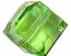 Swarovski 5601 Cube Bead Peridot 6mm